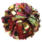 Shiny Metallic Flake Cheer Pom Pom