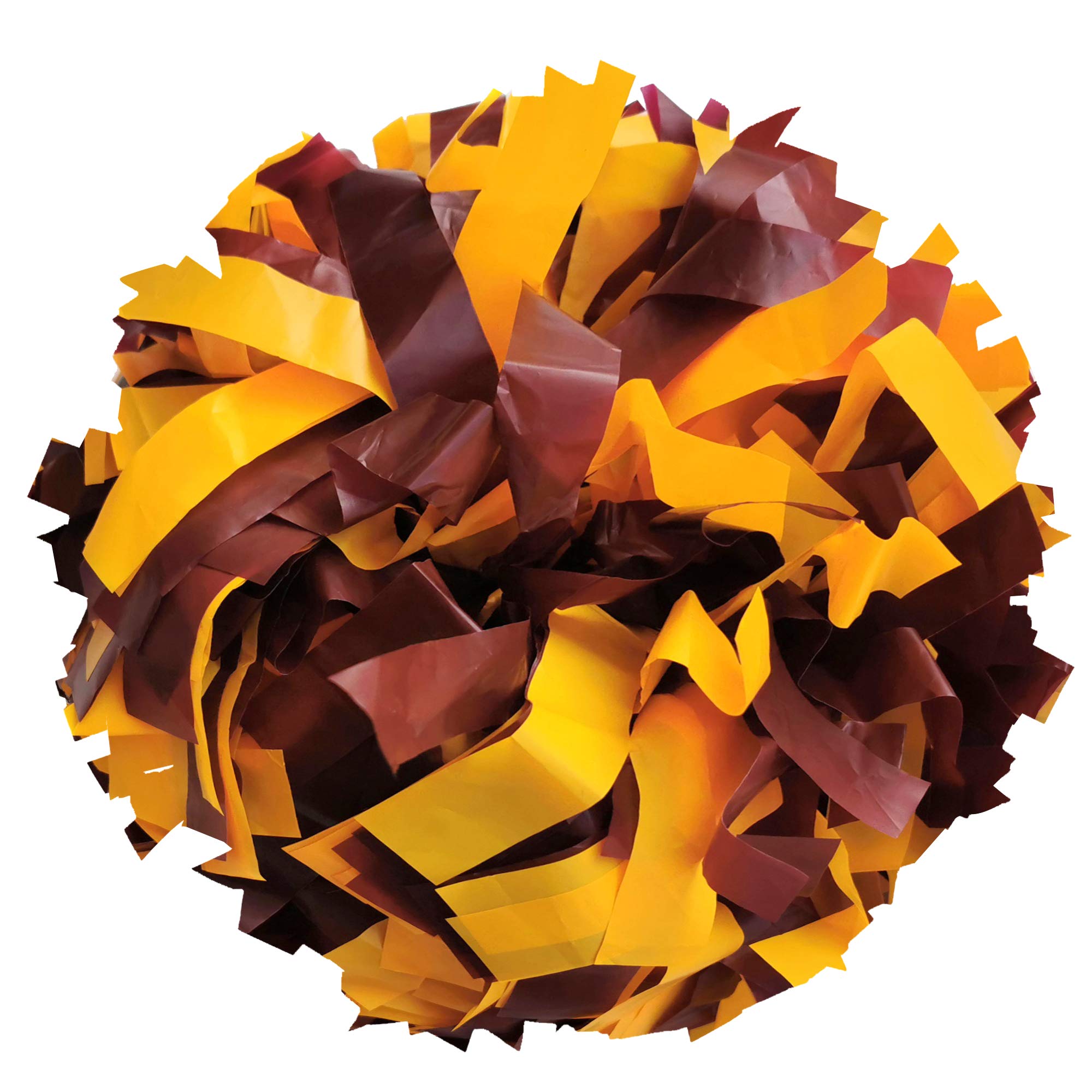 Two-Tone Plastic Cheerleading Pom Pom