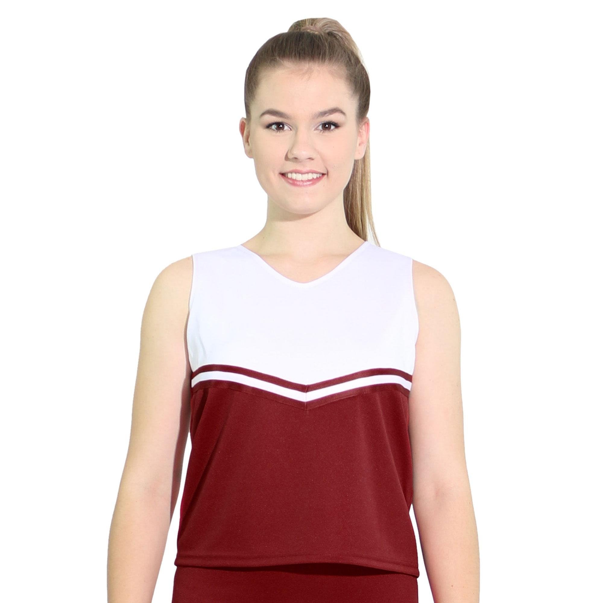 Adult V-Neck Cheerleaders Uniform Shell Top