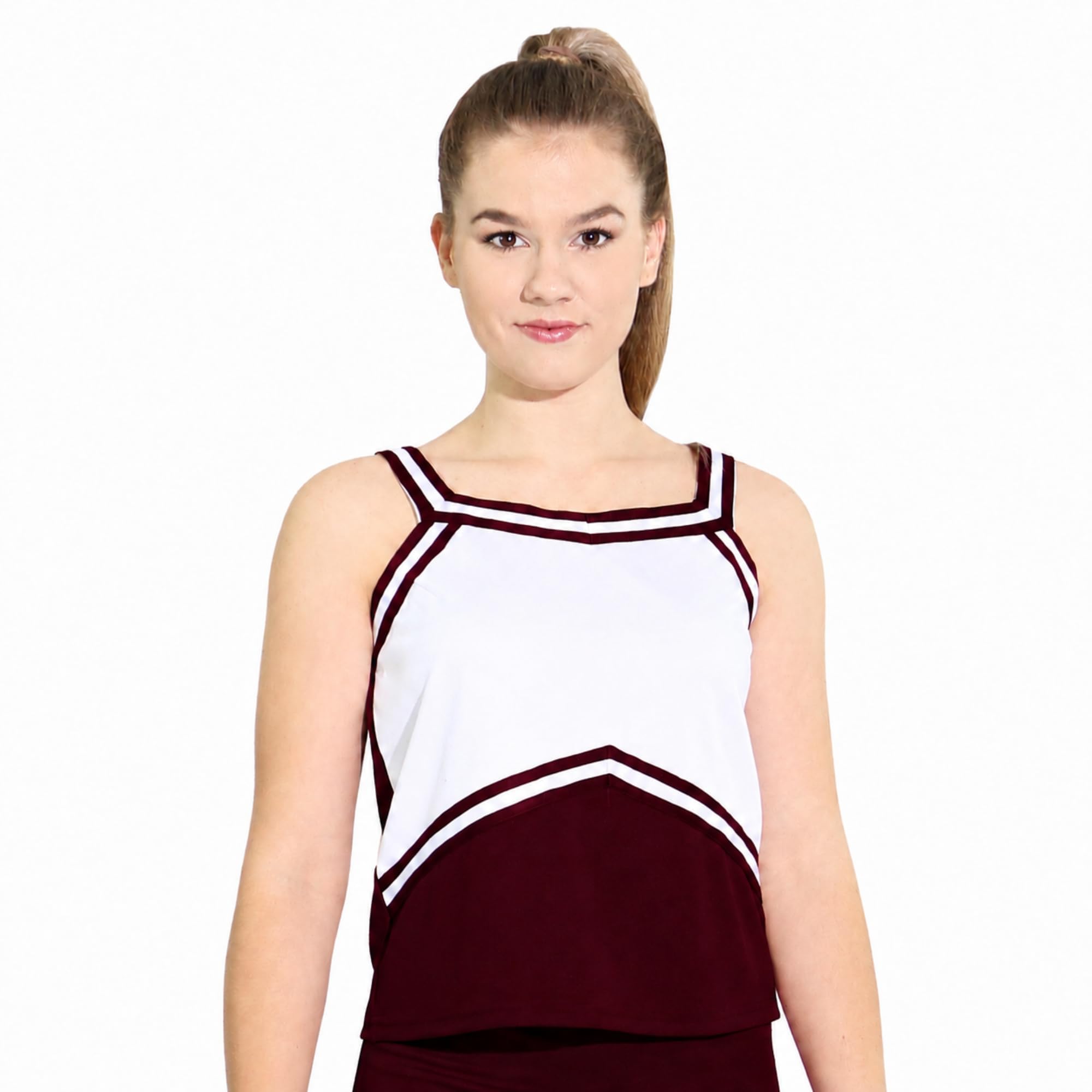 Adult Sweetheart Cheerleaders Uniform Shell Top