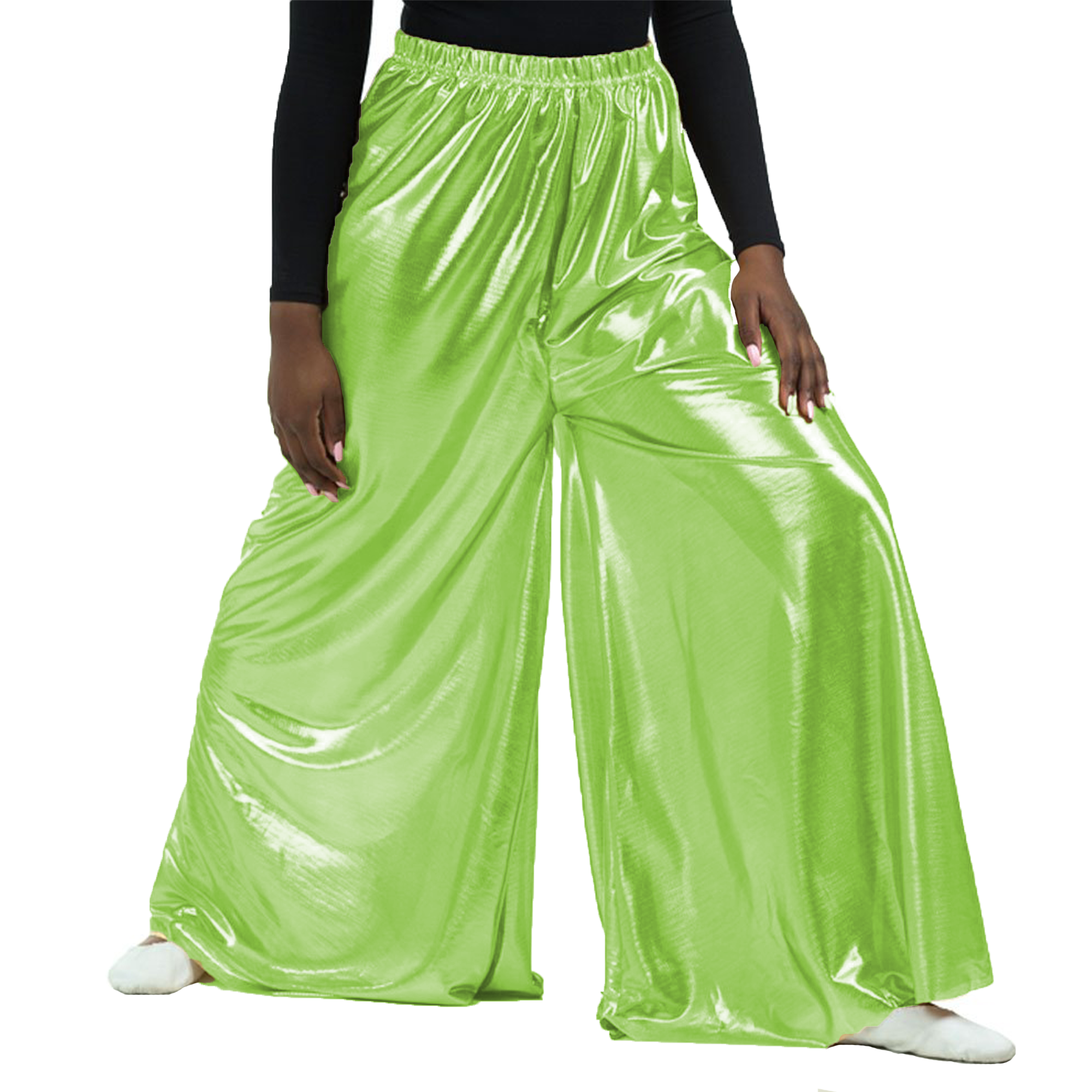 Flowy Split Hem Wide Leg Palazzo Pants