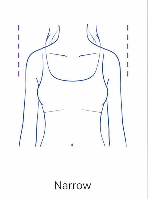 Narrow Shoulders