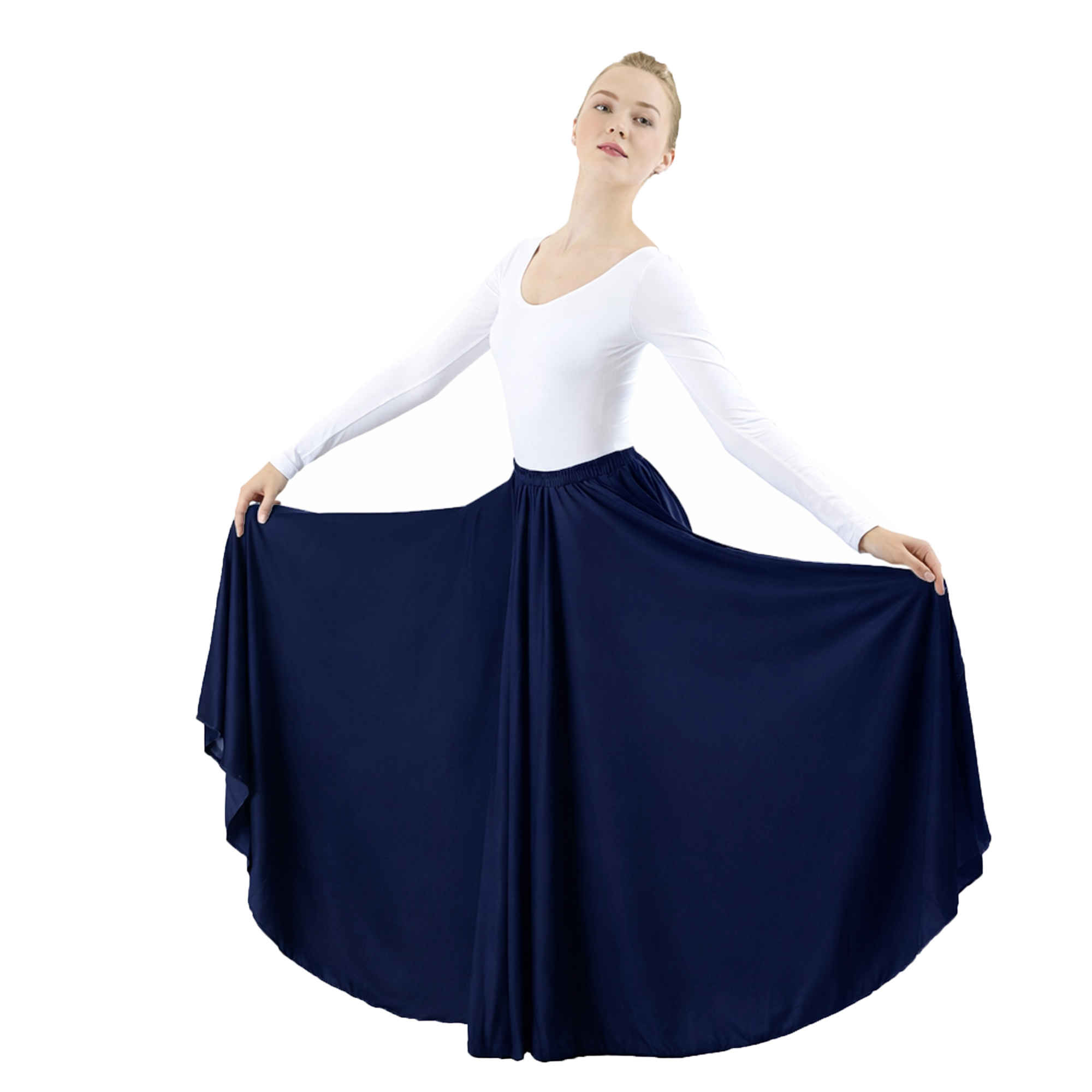 Long Full Length Dance Skirt