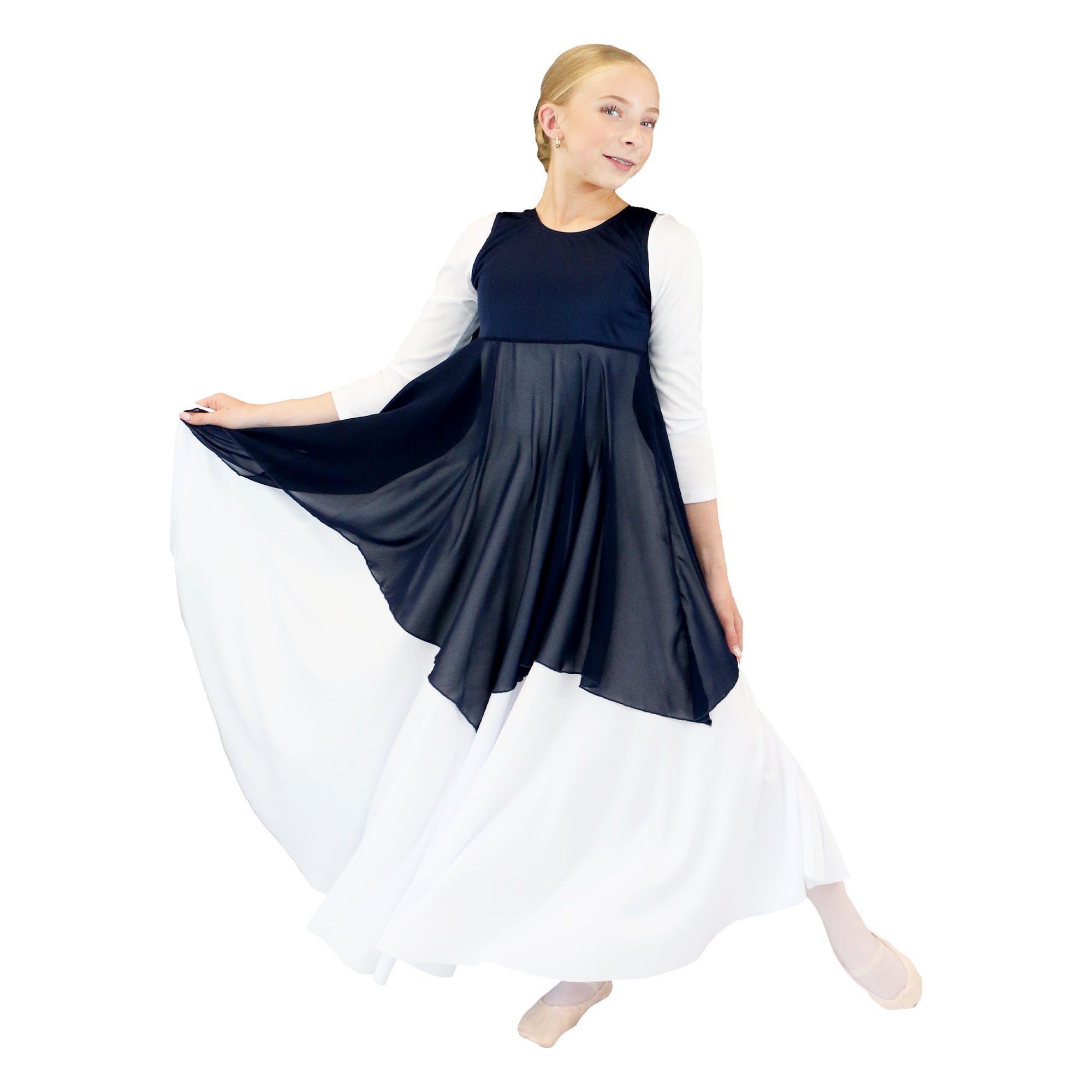 Child Sleeveless Dance Pullover Vest (dress not included)