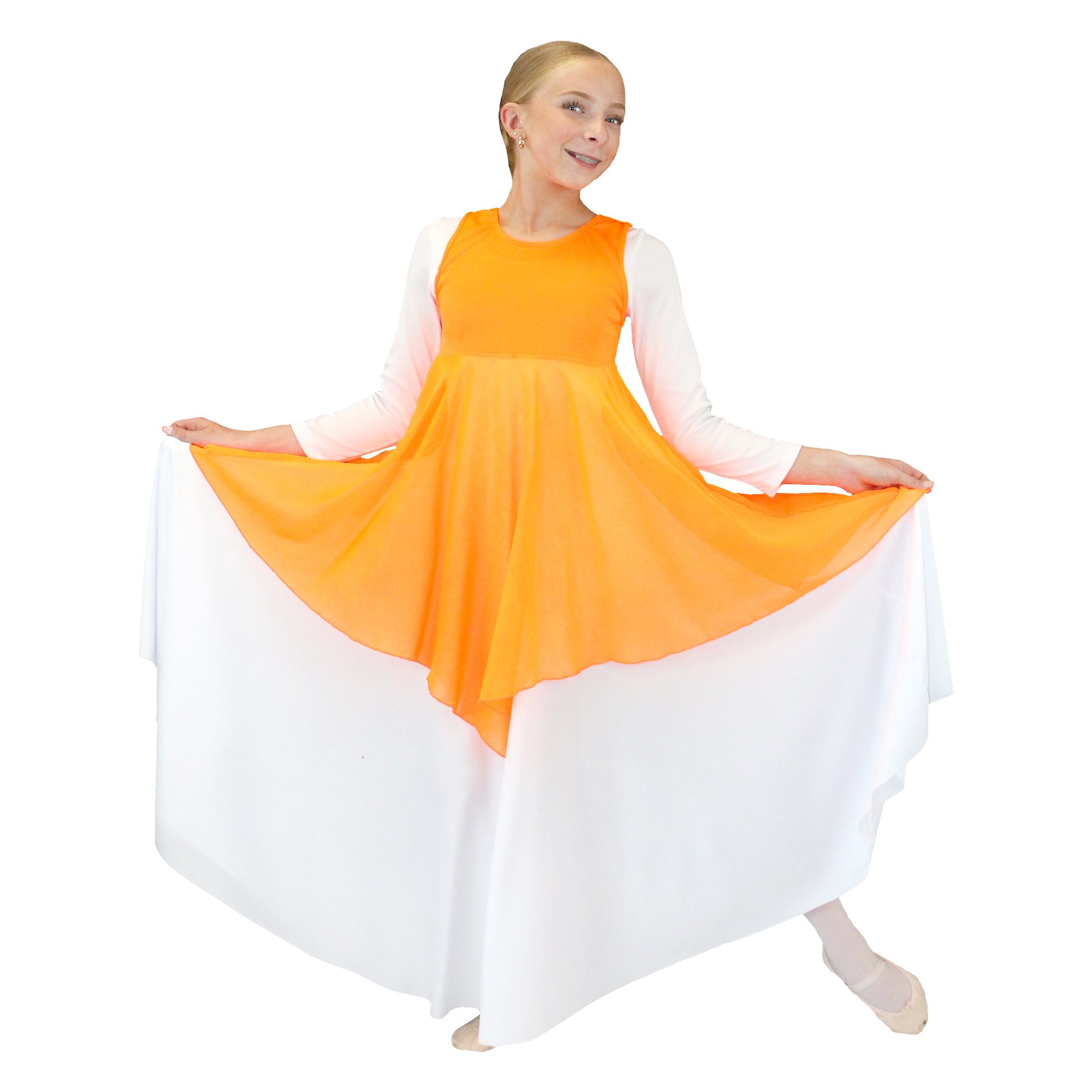 Child Sleeveless Dance Pullover Vest (dress not included)
