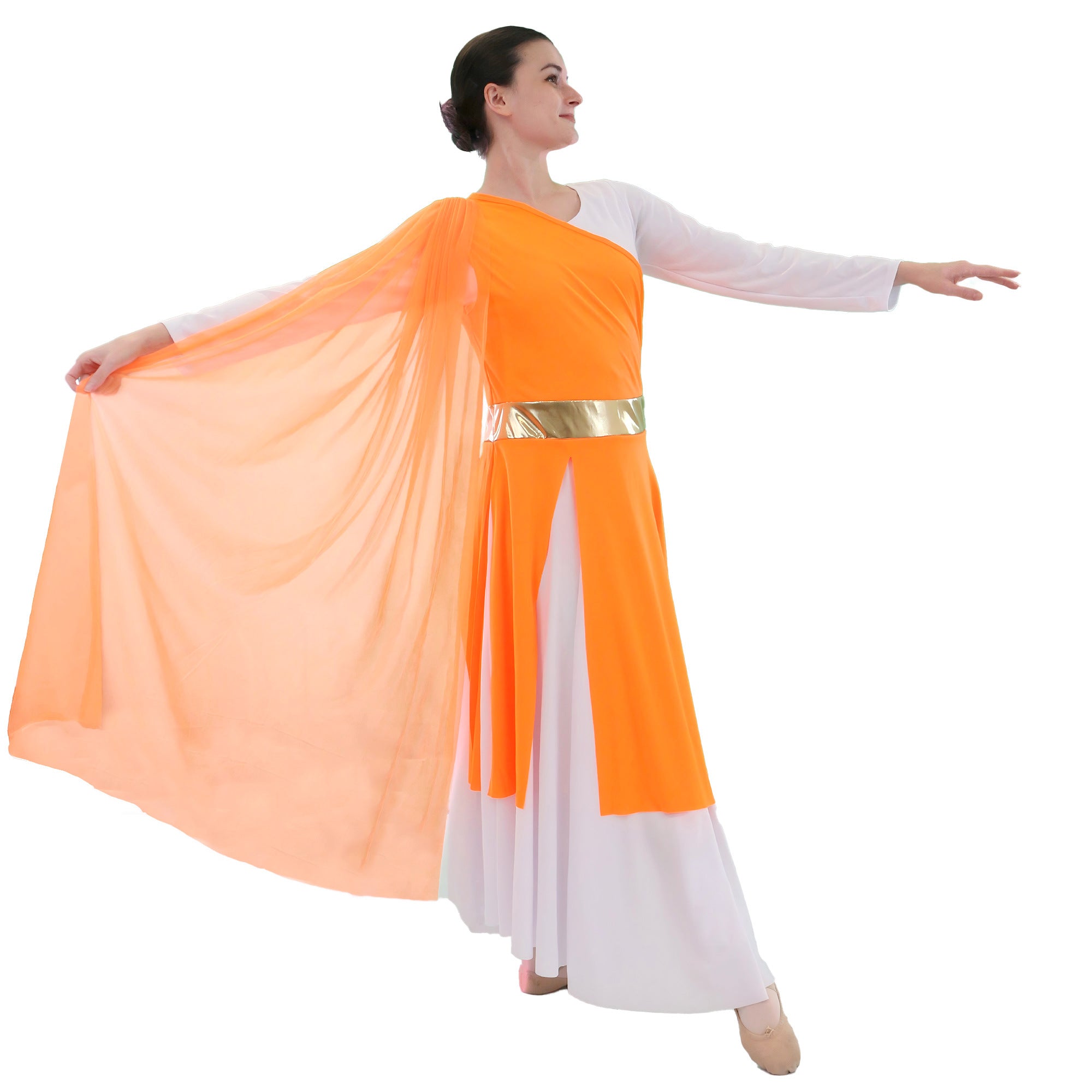 Flowing Elegant Asymmetrical Dance Tunic (dress not included)