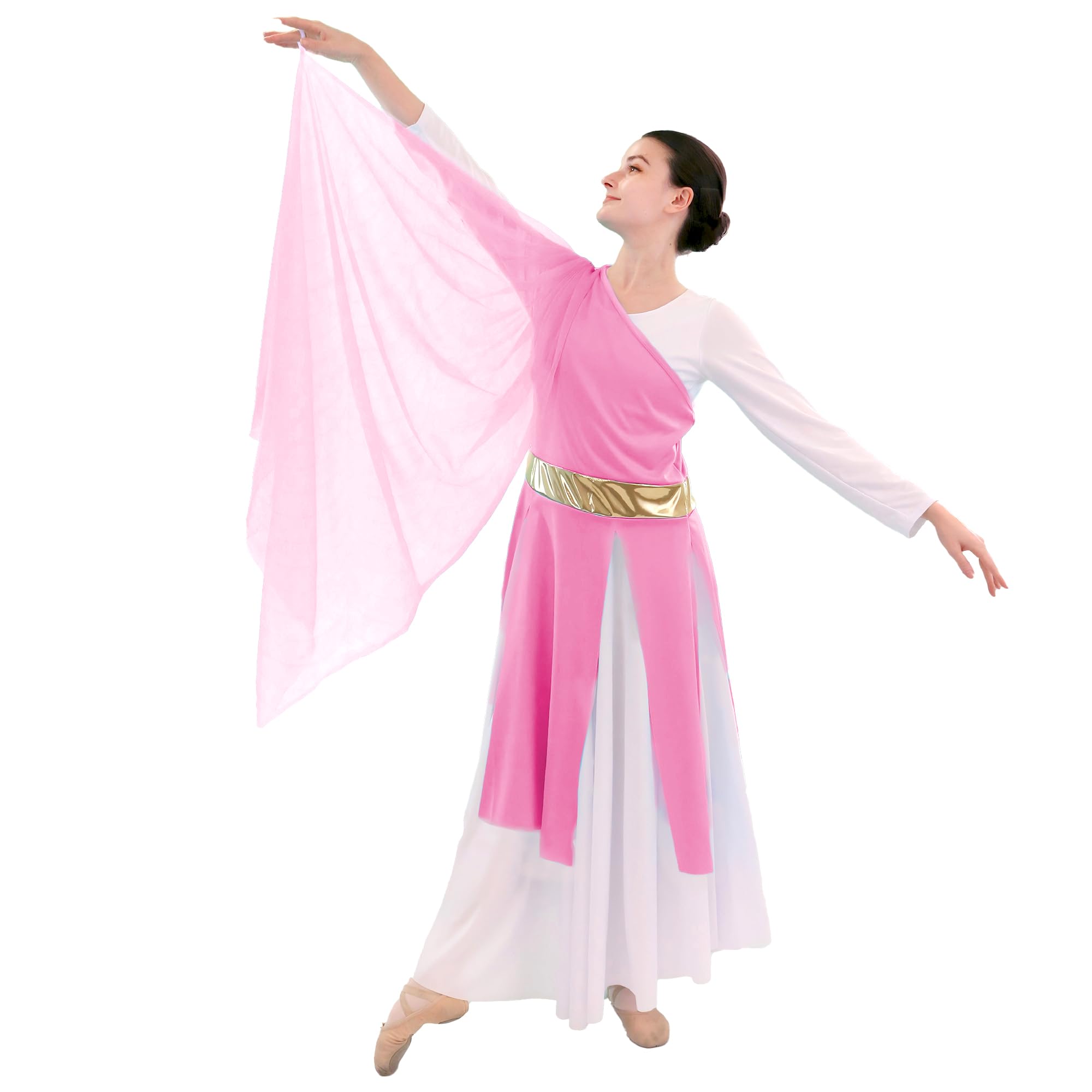 Flowing Elegant Asymmetrical Dance Tunic (dress not included)
