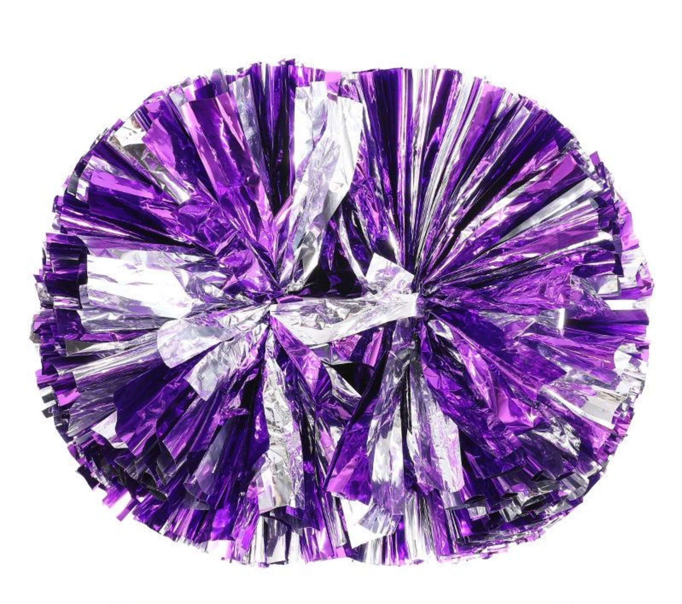 Mixed Foil Flake Cheer Pom Poms
