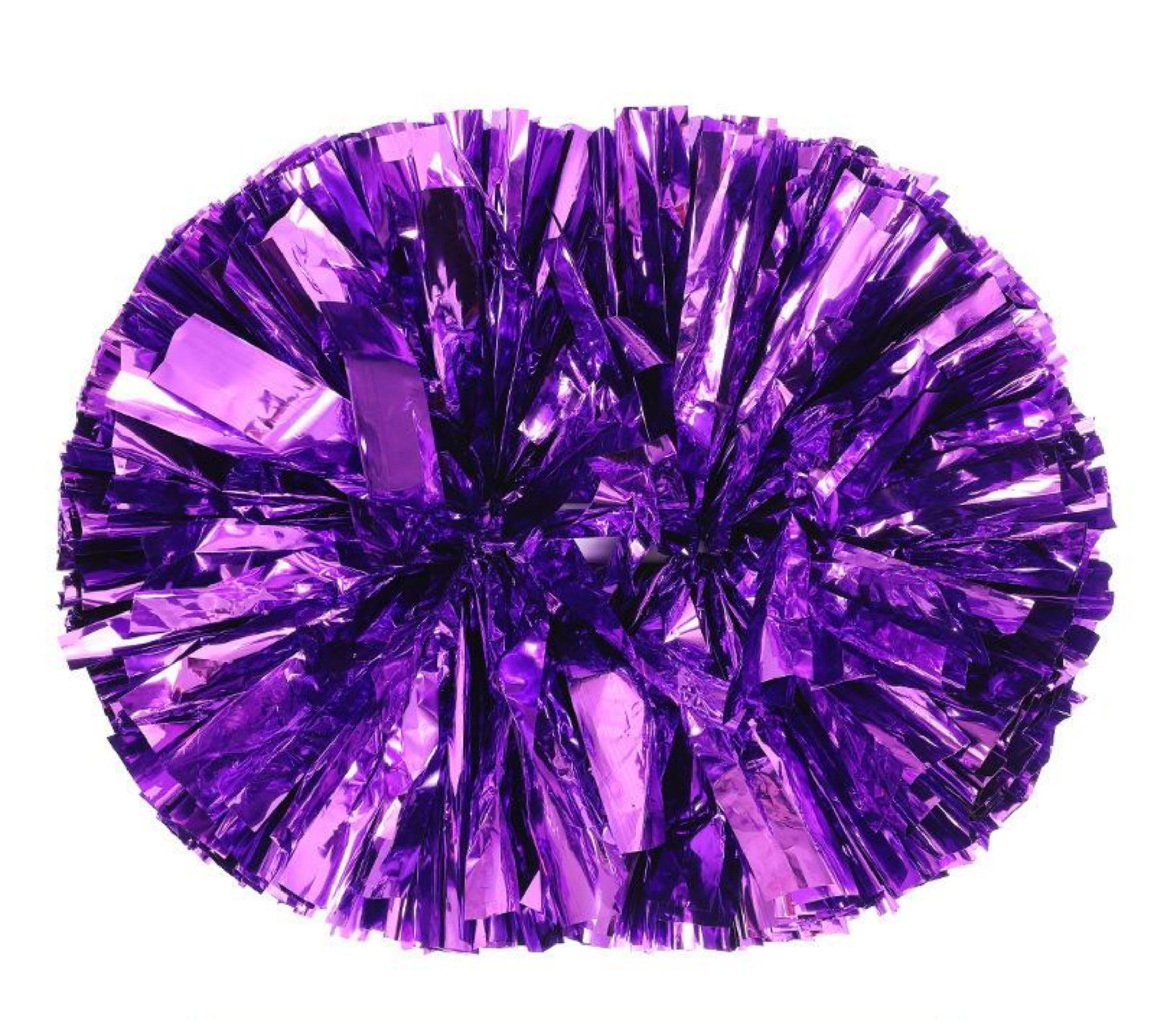 Mixed Foil Flake Cheer Pom Poms