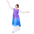 Watercolor Ombre Chiffon Dance Overlay (dress not included)