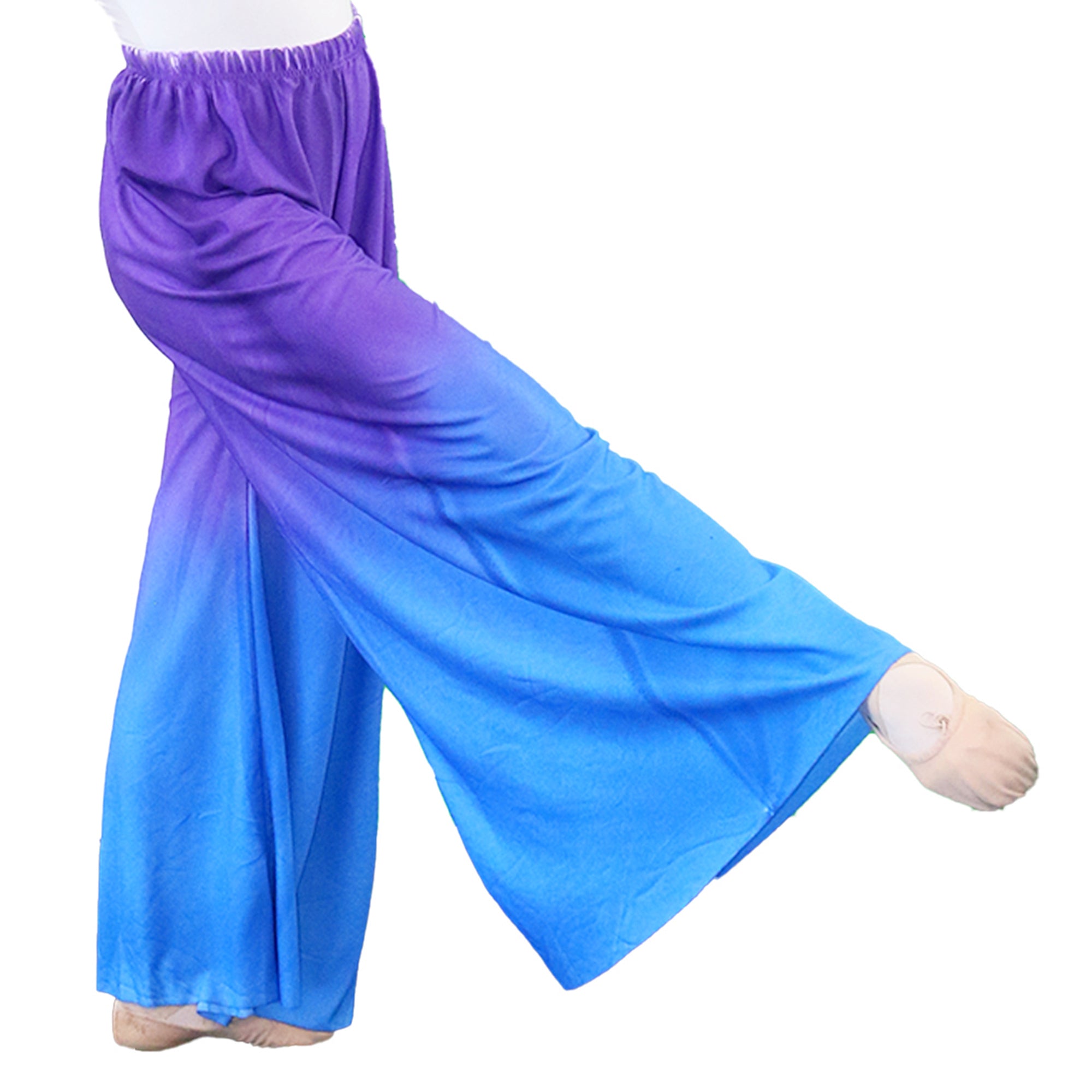 Child Ombre Gradient Wide Leg Dance Pants