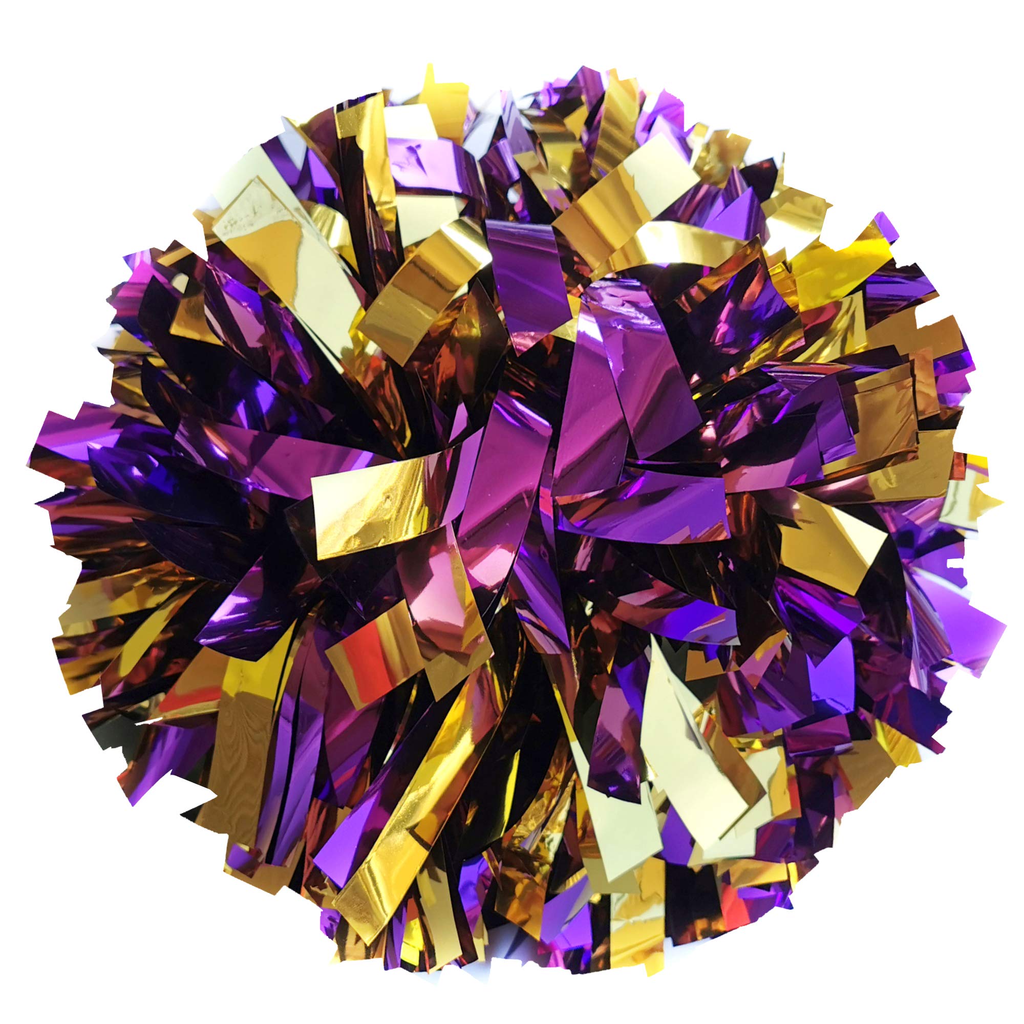 Shiny Dual Foil Cheer Performance Pom Pom