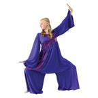 Child Flared Sleeve Sequin Dance Tunic