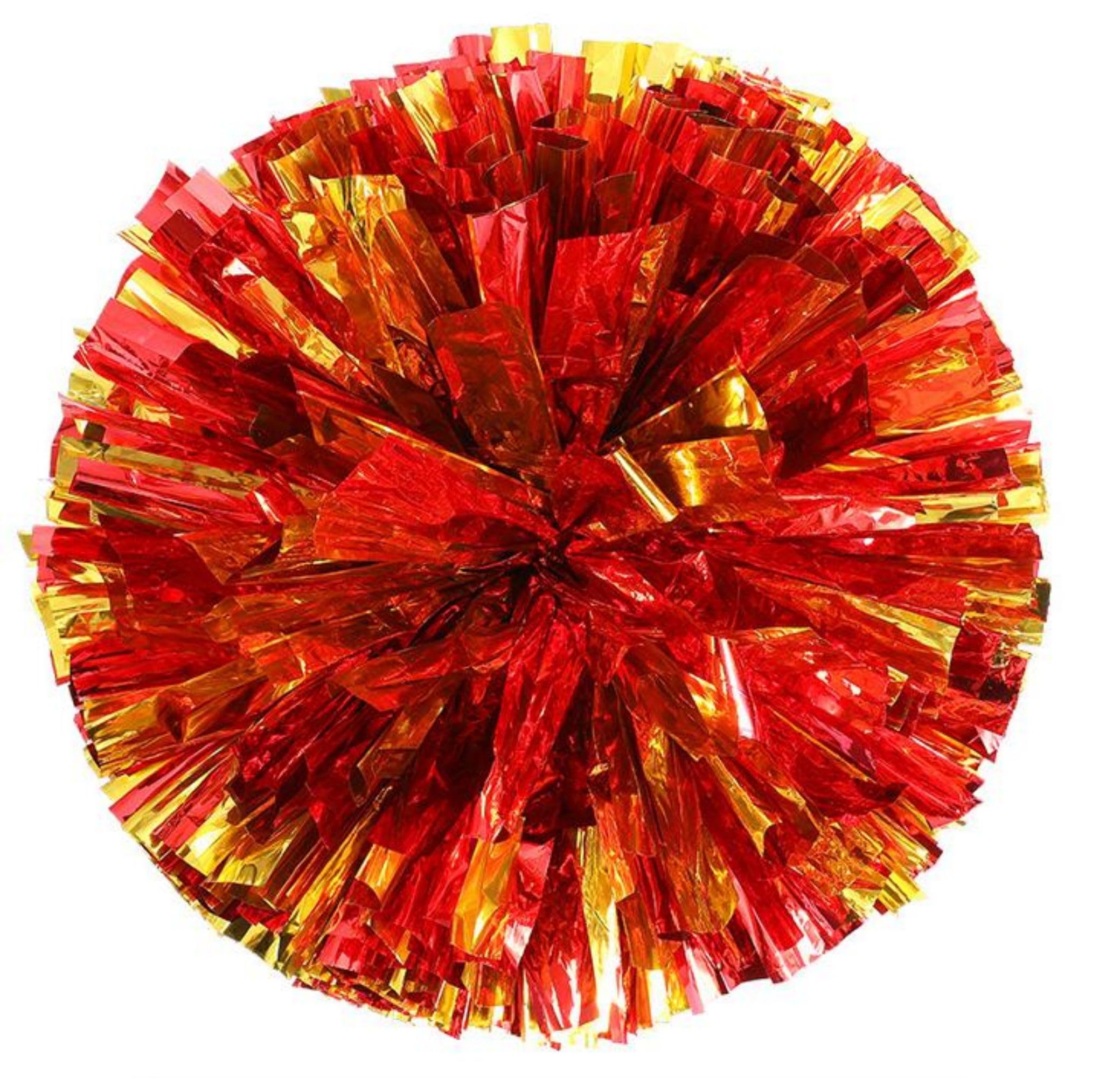 Shiny Mixed Metallic Cheer Pom Poms