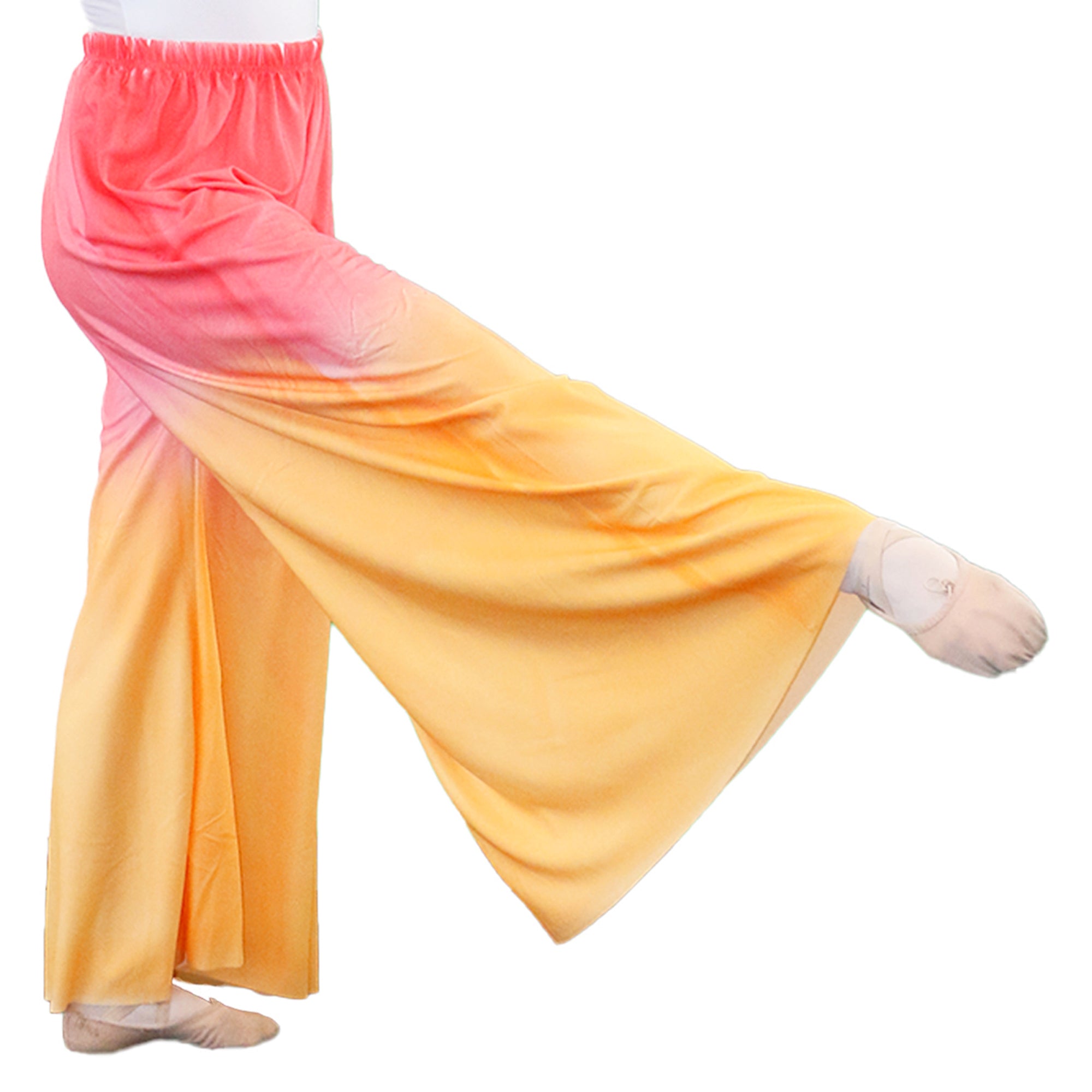 Child Ombre Gradient Wide Leg Dance Pants