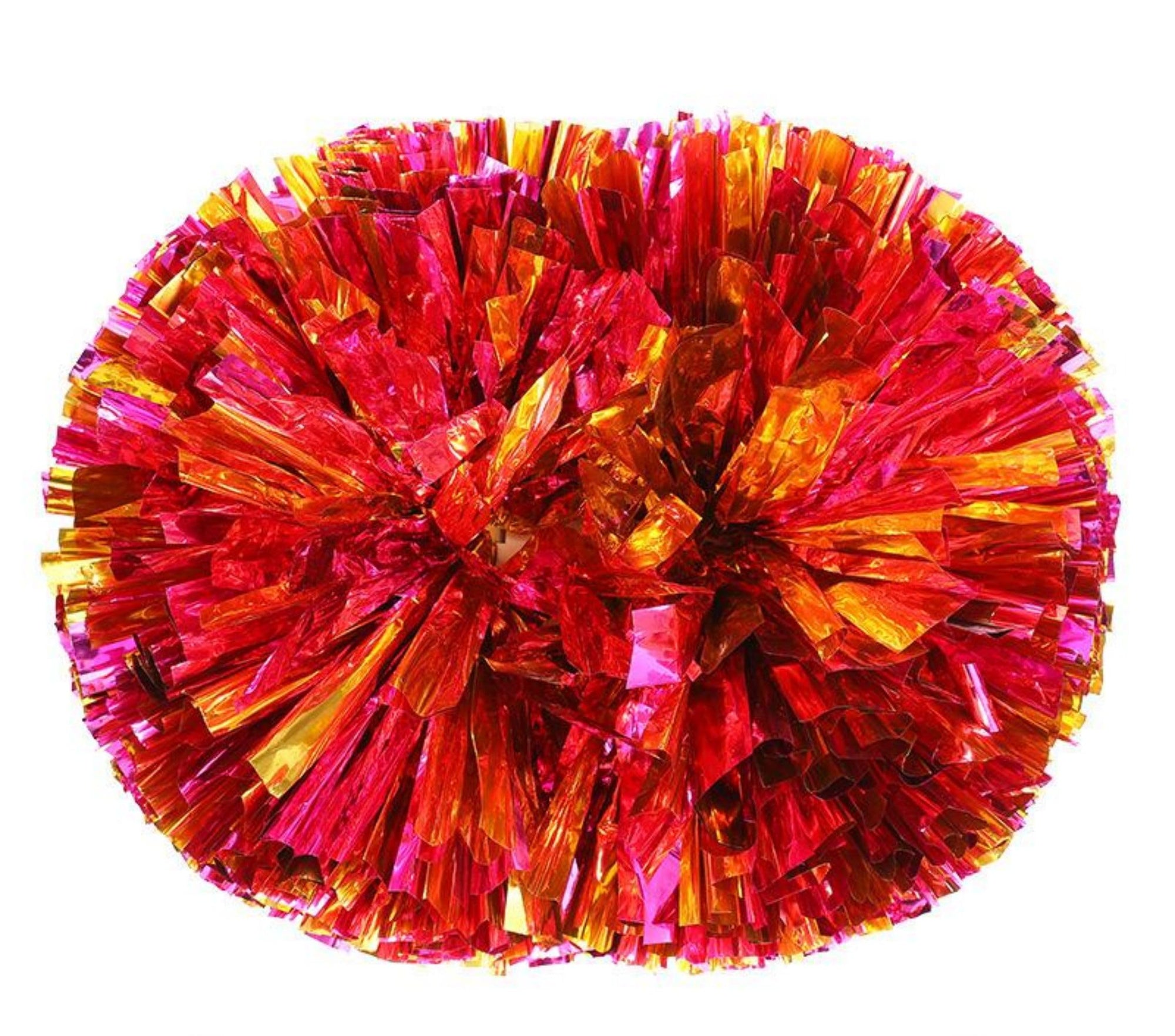 Mixed Foil Flake Cheer Pom Poms