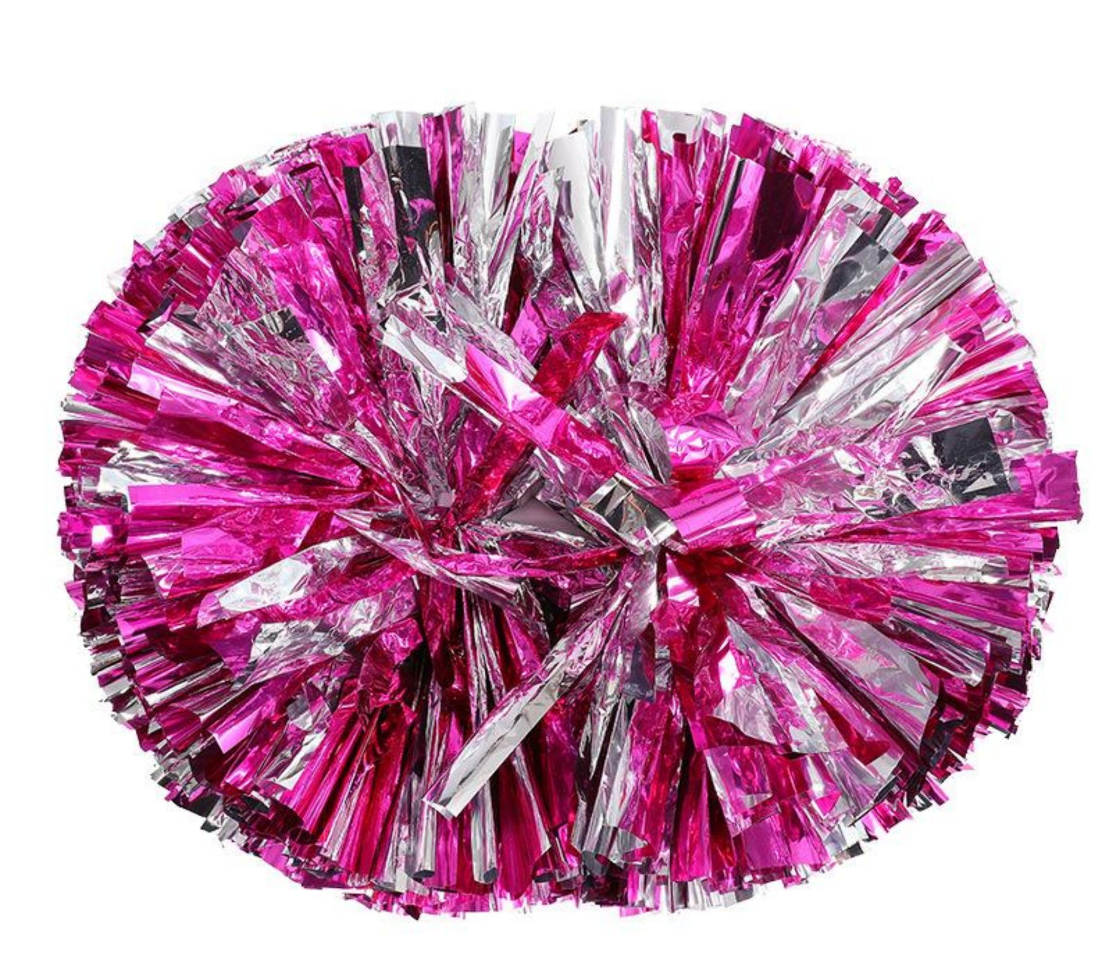 Mixed Foil Flake Cheer Pom Poms