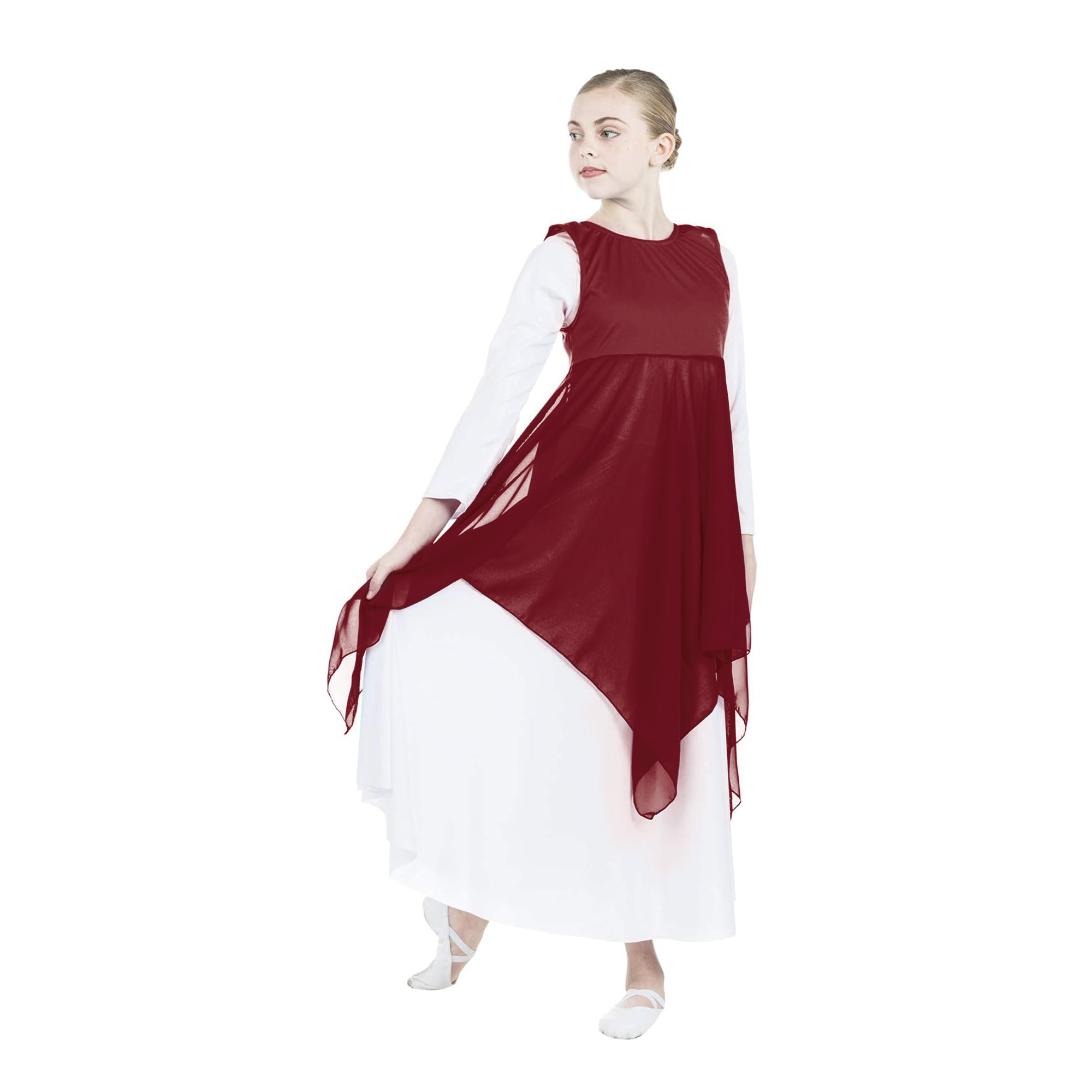 Child Sleeveless Dance Pullover Vest (dress not included)