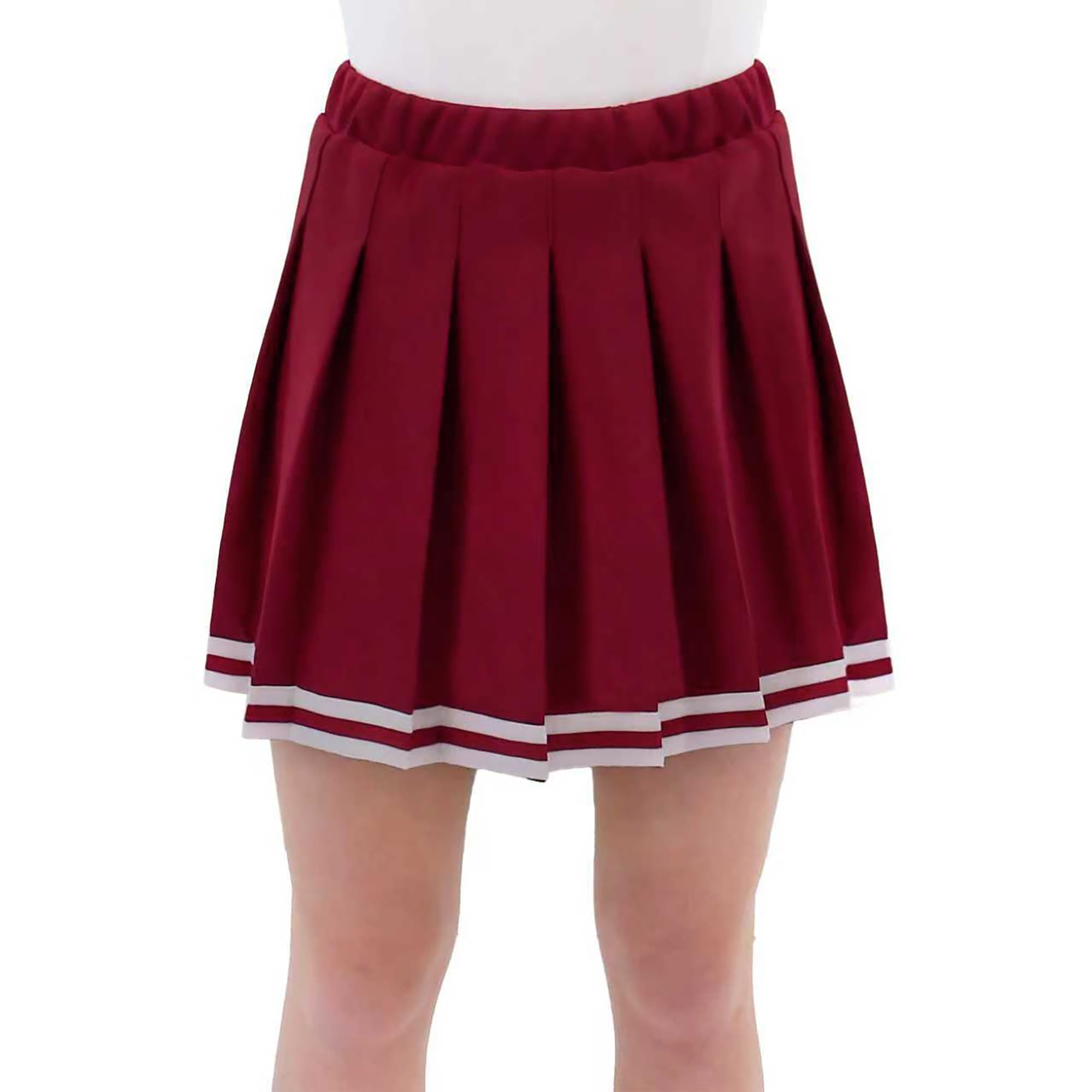 Adult Knit Pleat Cheerleading Uniform Skirt