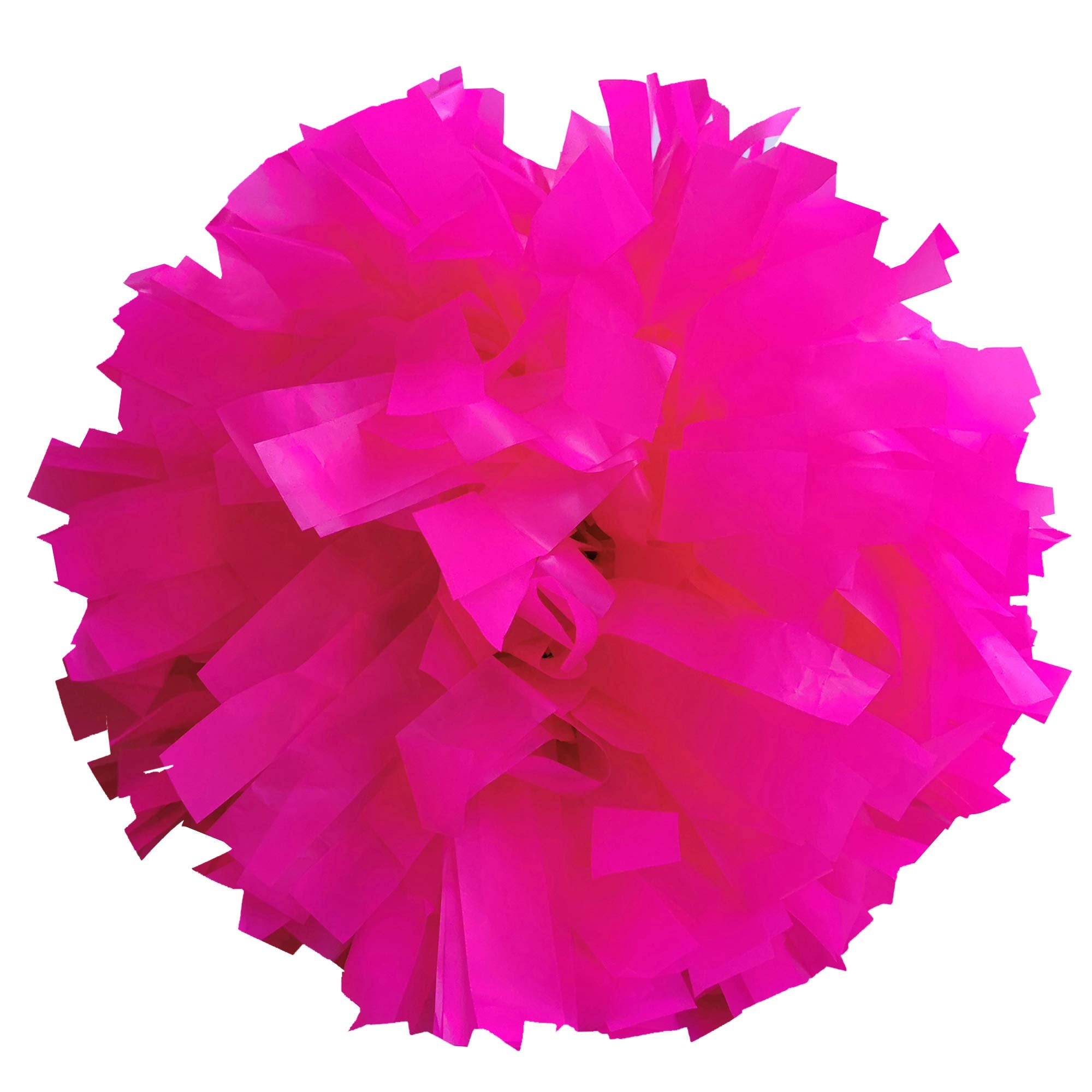 Solid Plastic Flake Cheer Hand Pom Pom