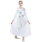 Child Diagonal Cut Flowy Dance Tunic (dress not included)