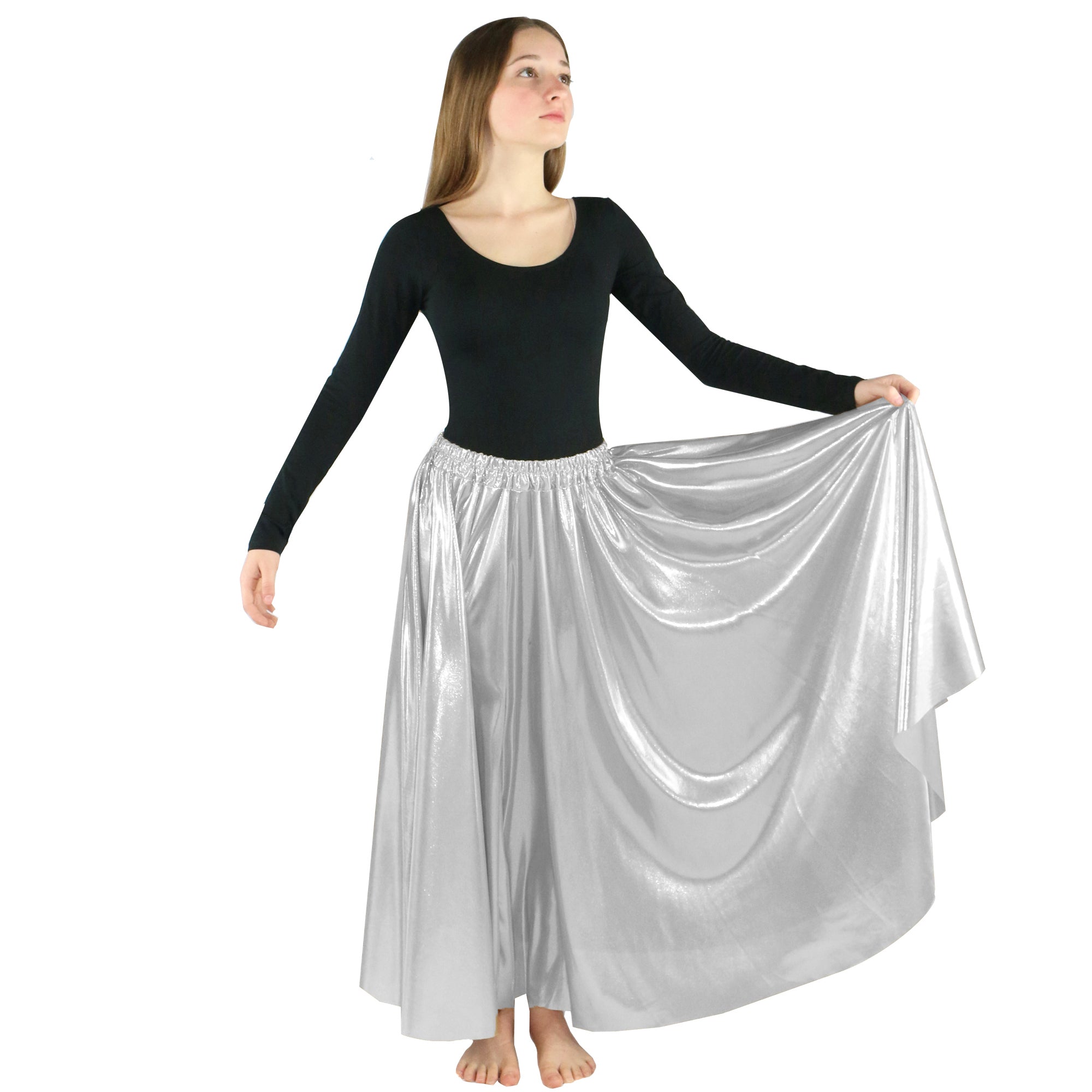 Child Long Full Length Dance Skirt