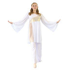 Child Flared Sleeve Sequin Dance Tunic