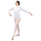 Danzcue Womens Turtle Neck Leotard Long Sleeve Bodysuit