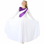 Child Two-Tone Spliced Flowy Dance Dress