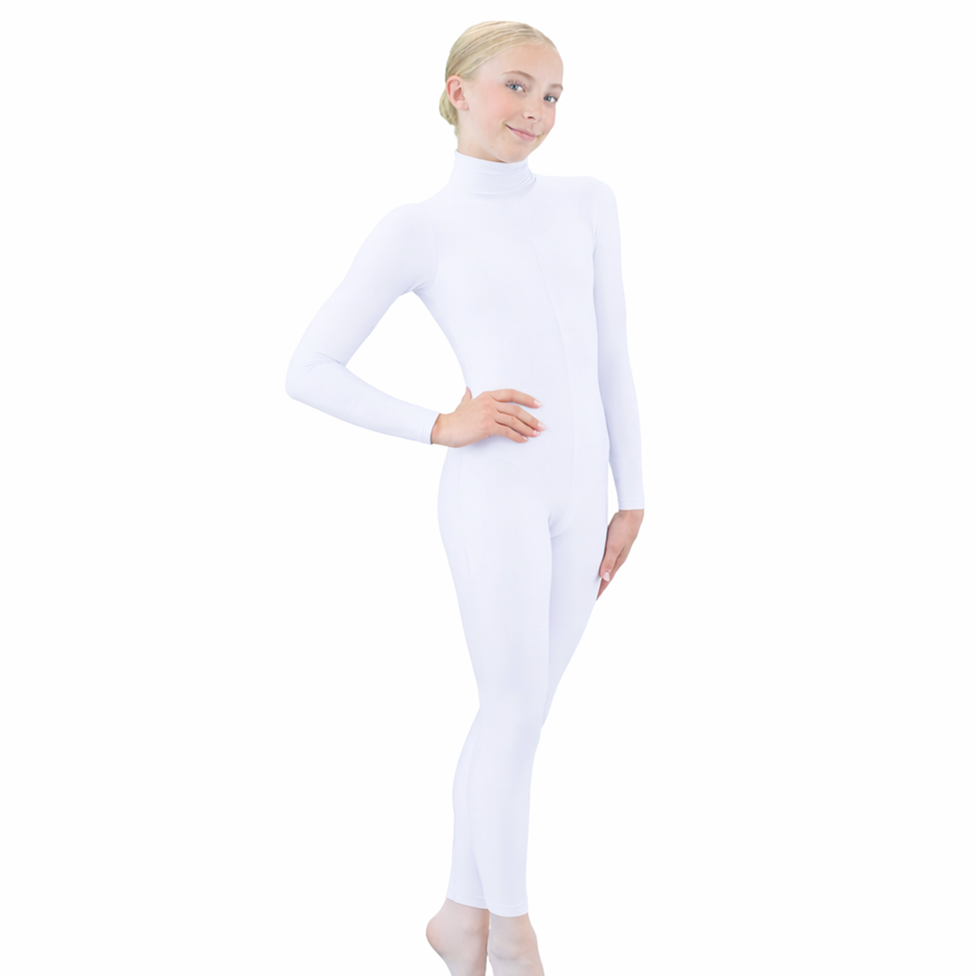 Child Turtleneck Long Sleeve Full Body Unitard