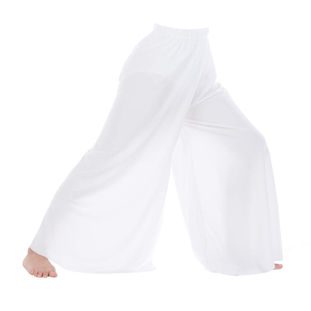Child Flowy Split Hem Wide Leg Dance Pants