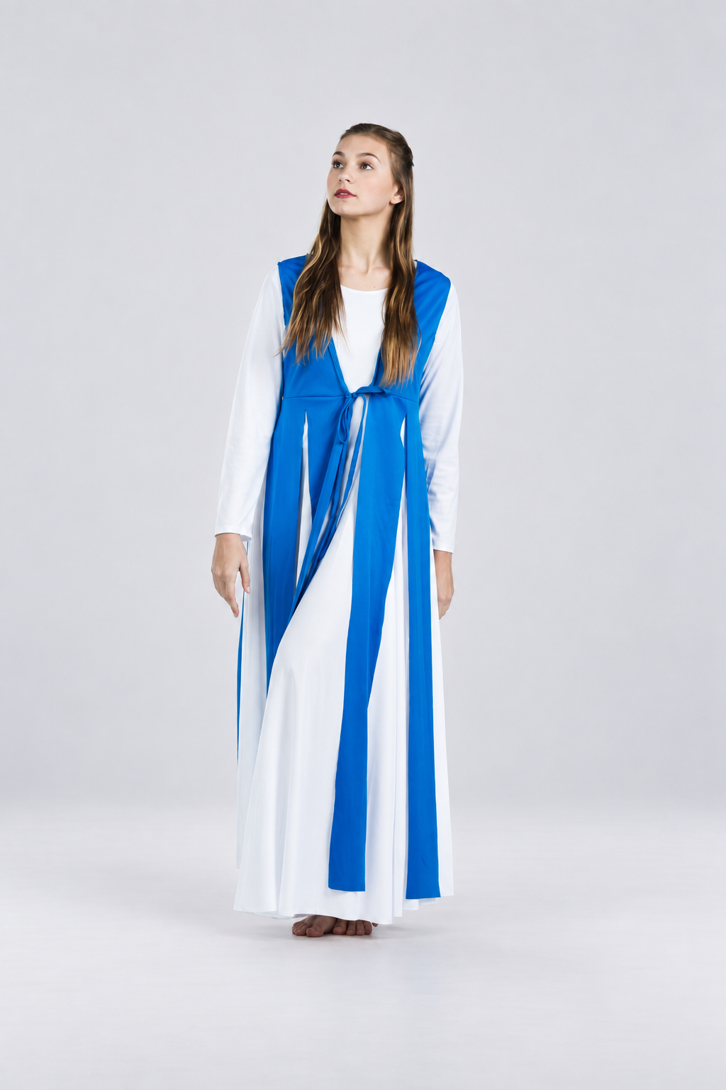 Front Tie Split Sleeveless Tunic