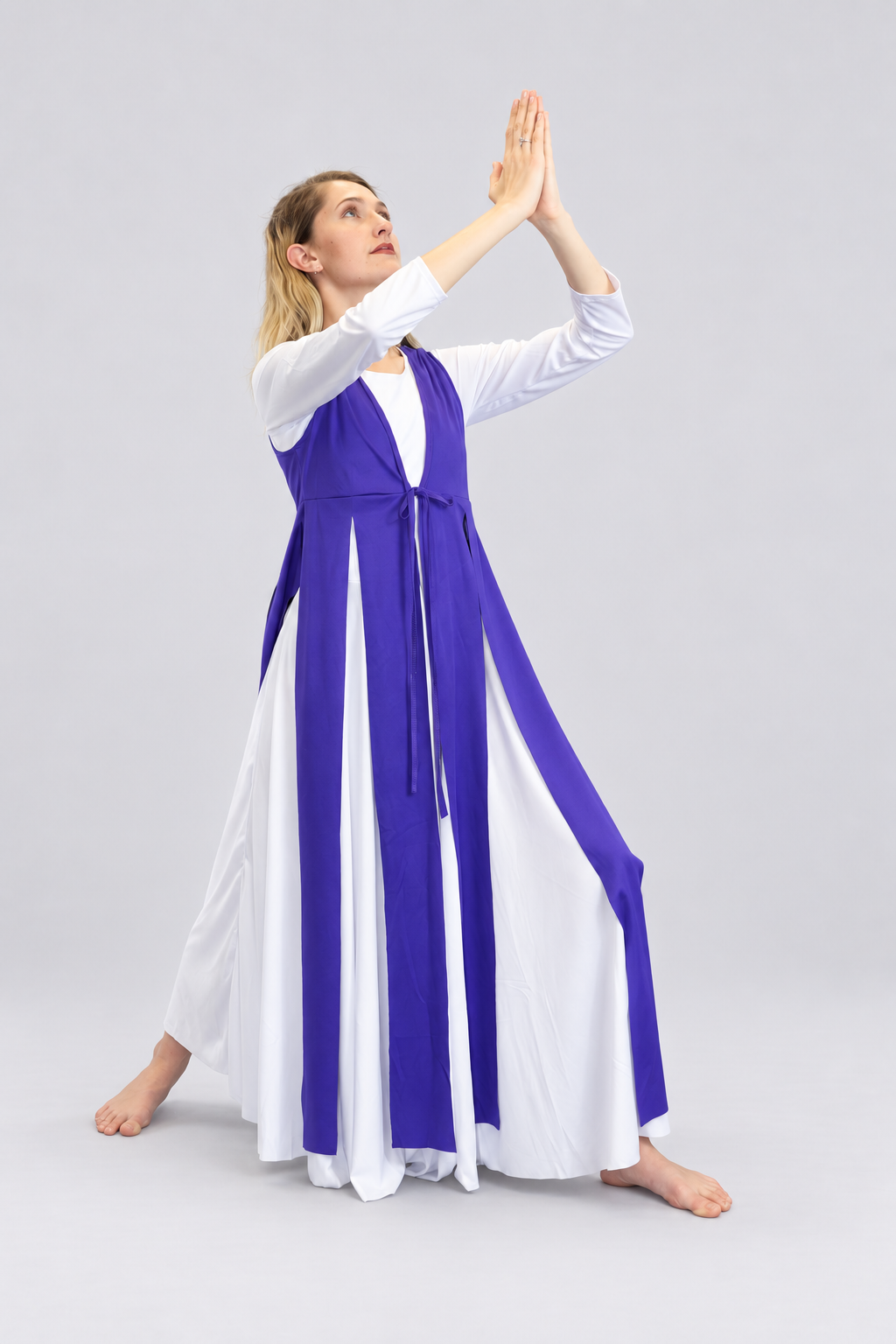 Front Tie Split Sleeveless Tunic