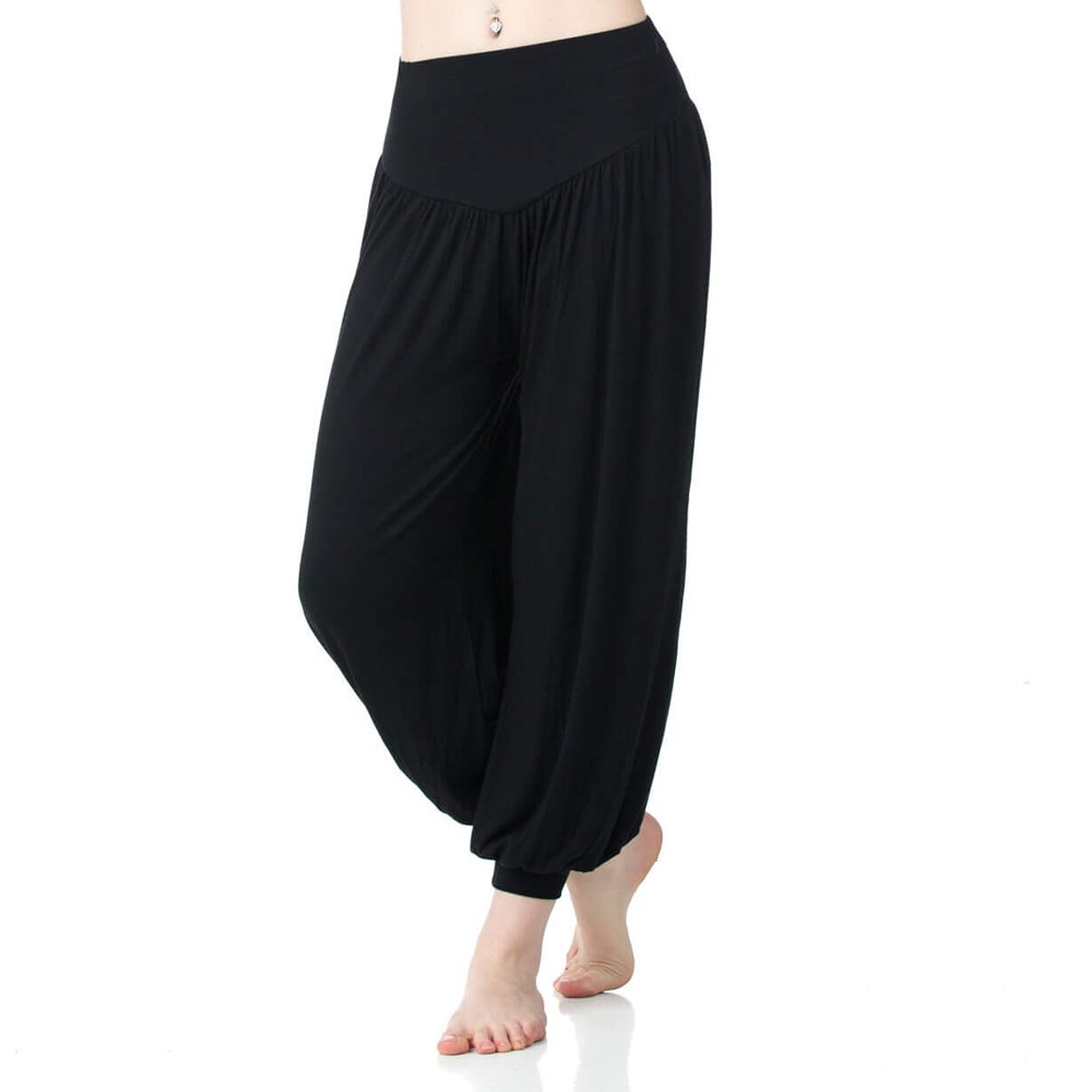 Danzcue Women's Soft Belly Dance Yoga Sports Harem Pants [BELPA018 ...
