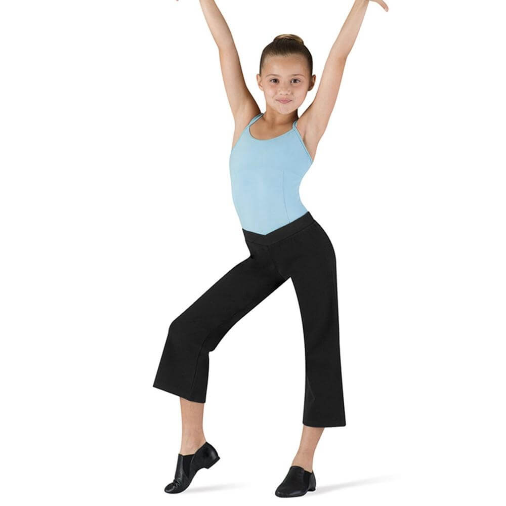 Activewear Black Pants High Rise Jazz Ballet | INTERMEZZO Dancewear