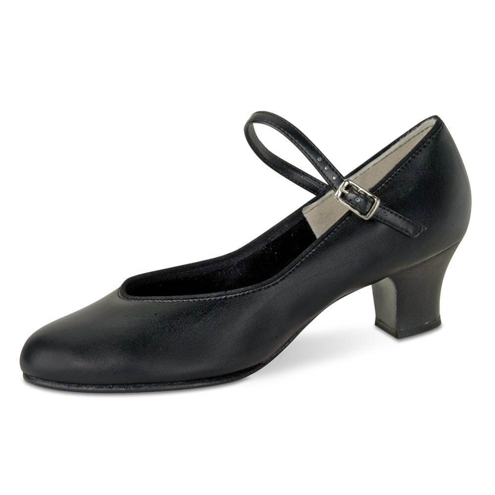 Danshuz 1 1/2 Heel Tap Queen Black Character Shoe [DAN3317] - $30.99