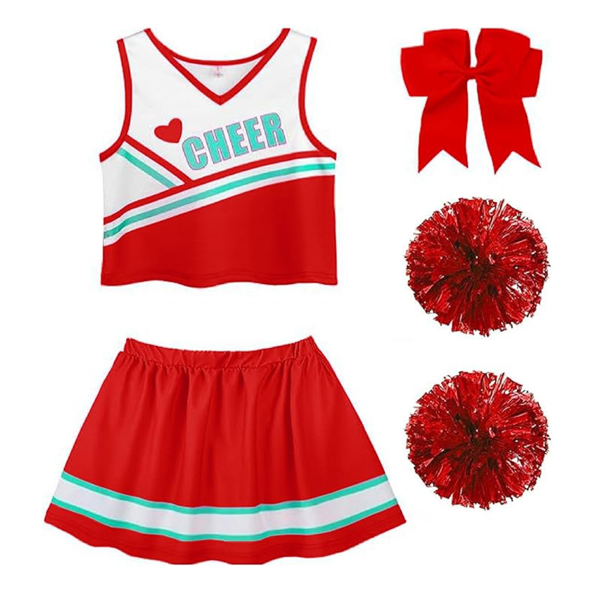 Danzcue Girls Sweetheart Cheerleader uniform Costume