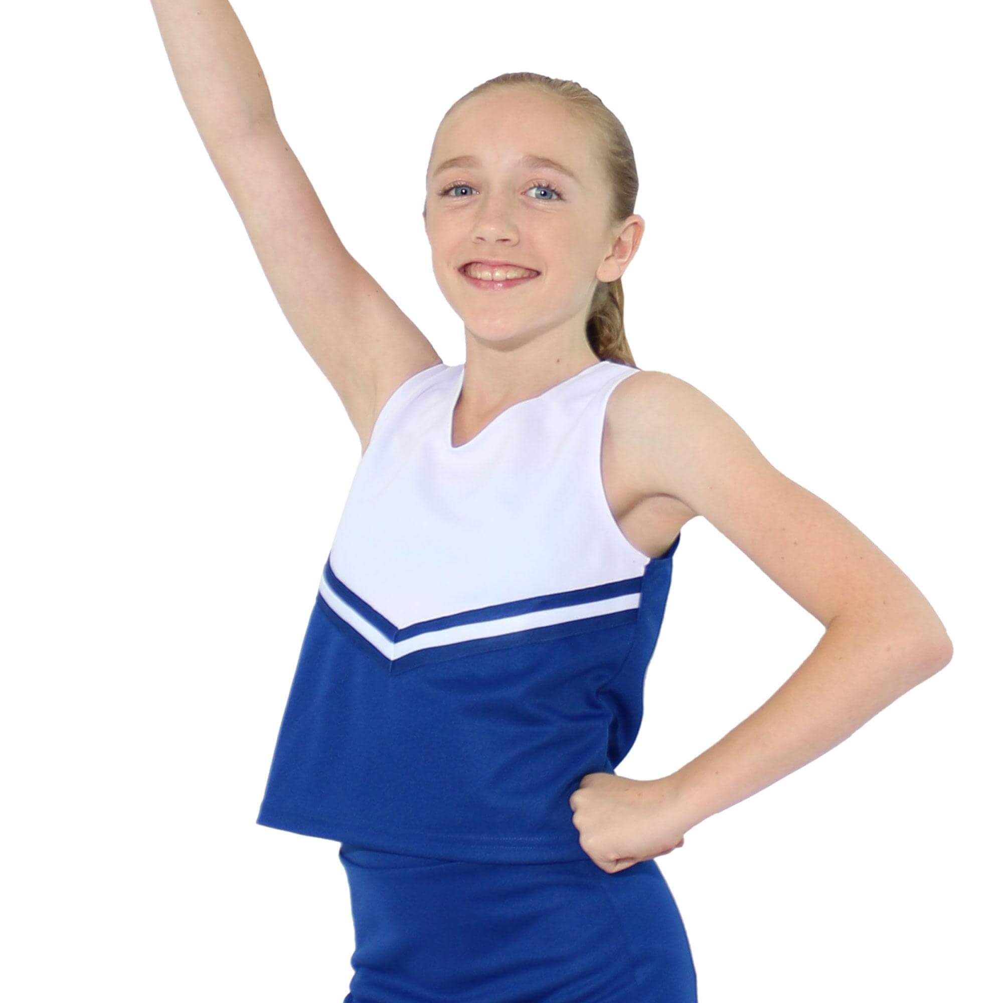 white cheer uniforms
