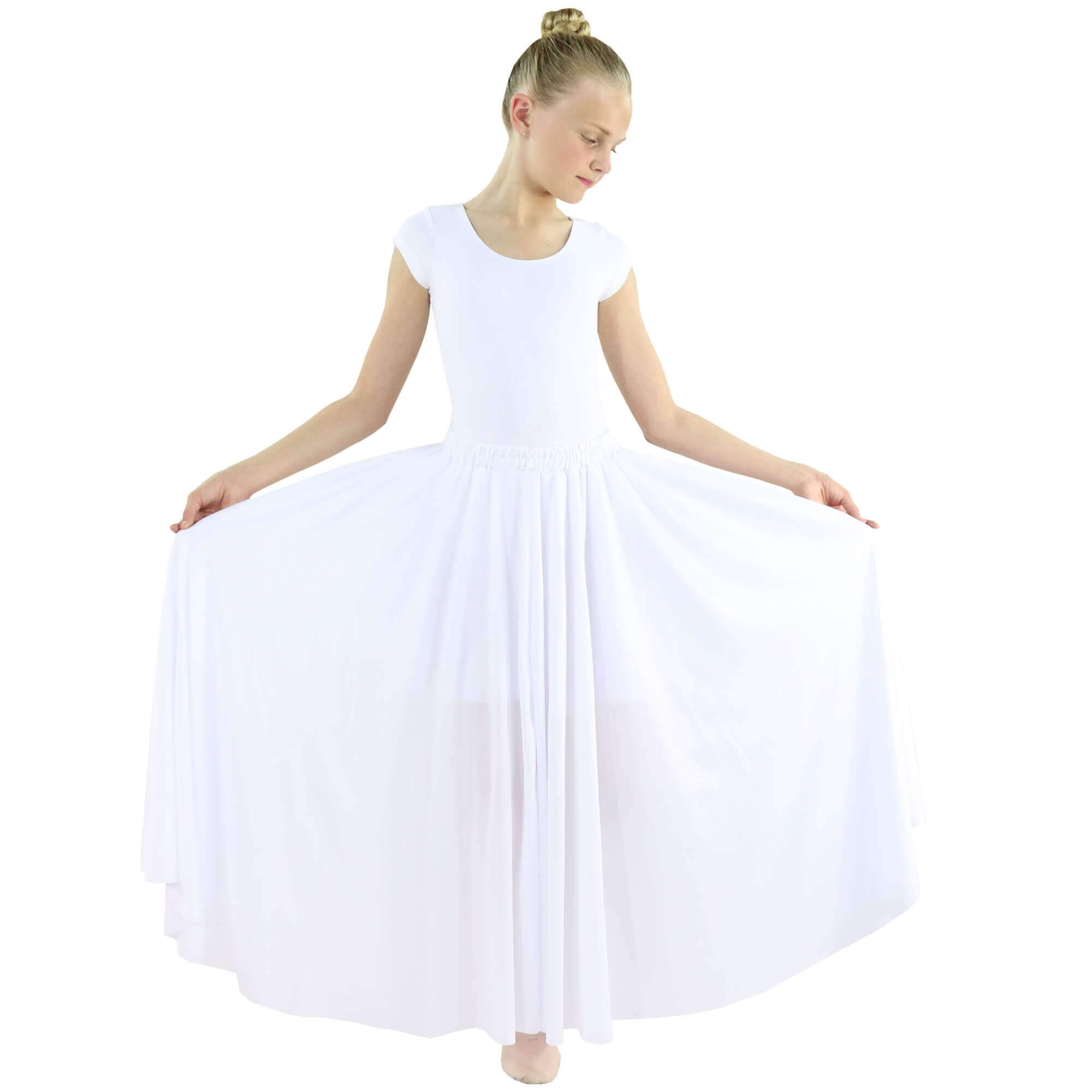 Danzcue Child Long Circle Skirt [WSK203C] - $24.49