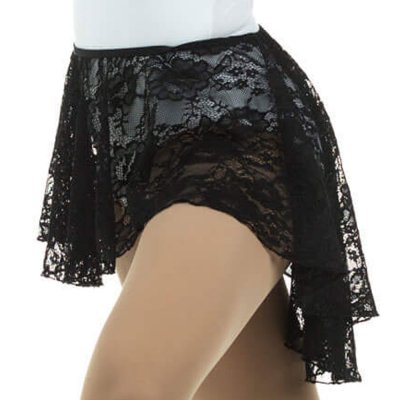 Black lace ballet on sale skirt