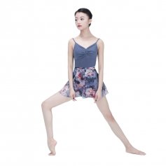 Baiwu Adult Printed Chiffon Wrap Ballet Skirt