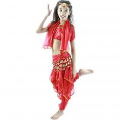 Bollywood Little Lantern 5-Piece Children Belly Dance Costume