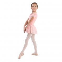 Bloch Girls Short Sleeve Skirted Leotard