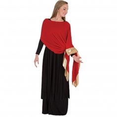 Body Wrappers Convertible Asymmetrical Caftan Pullover