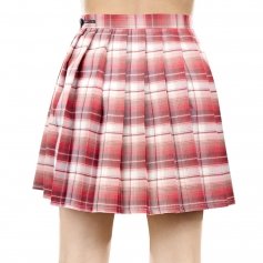 Danzcue Womens High Waisted Pleated Skirt, Tennis Skater Skirt, A-line School Uniform Mini Skirt with Shorts