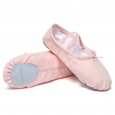 Danzcue Ballet Slipper Women\'s Canvas Split Sole Ballet Shoes