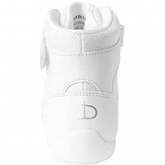 Danzcue Mid Top White Cheer Shoes