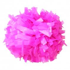 Danzcue 1 Pair 6\" Baton Handle Plastic Cheerleading Pom Pom