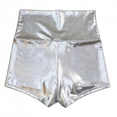 Danzcue Adult Gymnastics Dance Metallic Booty Short