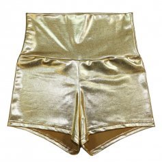 Danzcue Adult Gymnastics Dance Metallic Booty Short